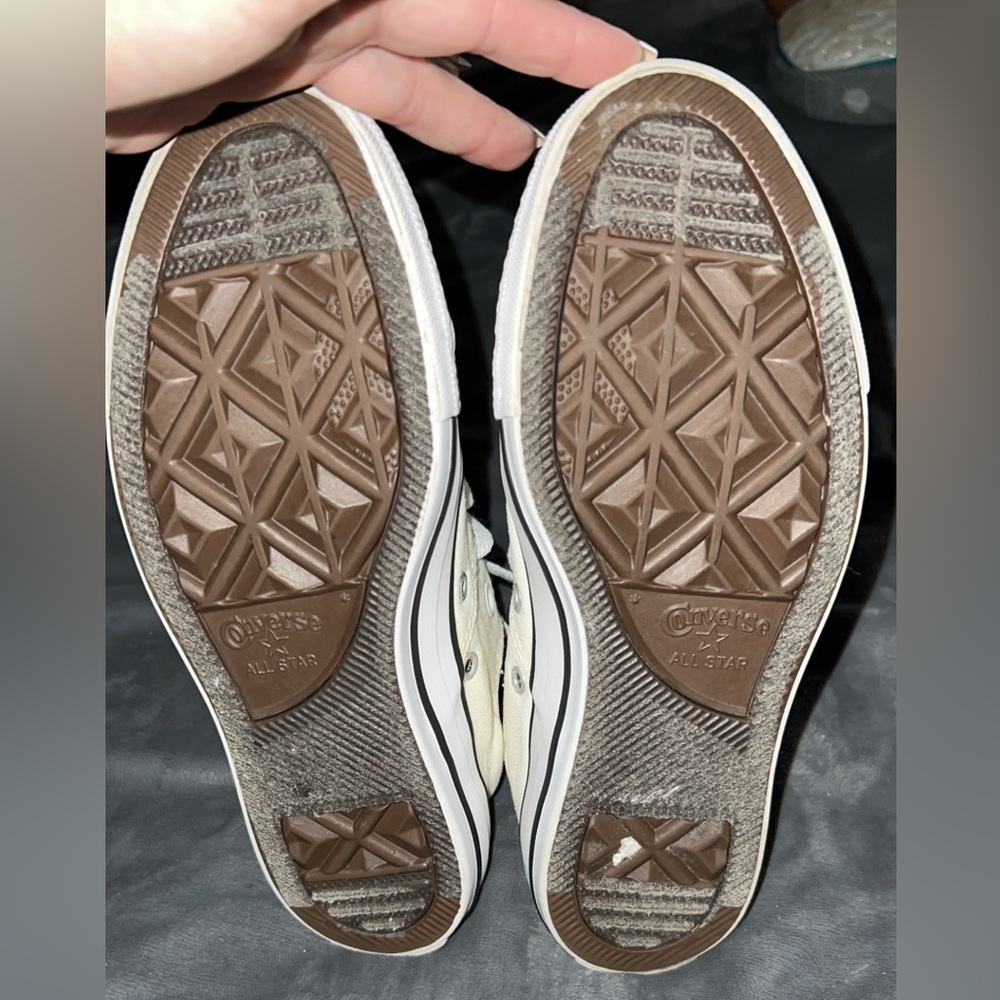 Converse All Star Classic White Canvas Sneakers - Picture 6 of 7